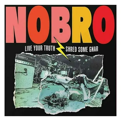 NOBRO - Live Your Truth Shred Some Gnar & Sick Hustle Clear Blue (LP)