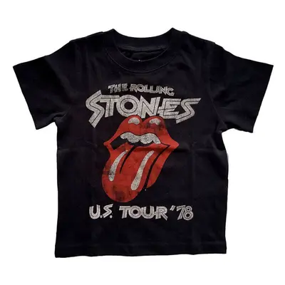 The Rolling Stones Tričko US Tour '78 Kids Black roky