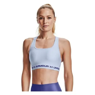 Under Armour Women's Armour Mid Crossback Sports Bra Isotope Blue/Regal Fitness spodní prádlo