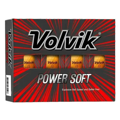 Volvik Power Soft Orange Golfové míčky