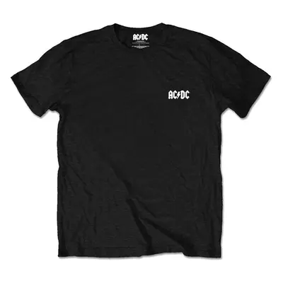 AC/DC Tričko Black Ice (Back Print) Unisex Black