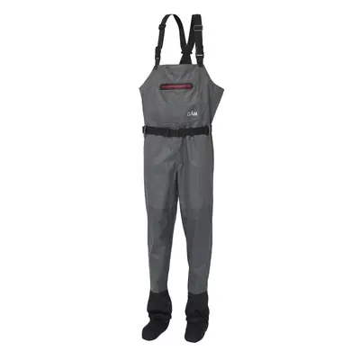 DAM Comfortzone Breathable Chest Wader Stockingfoot Grey/Black 40-41-M Rybářské brodící kalhoty 