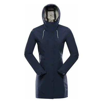 Alpine Pro Perfeta Women's Waterproof Coat with PTX Membrane Mood Indigo Outdorová bunda