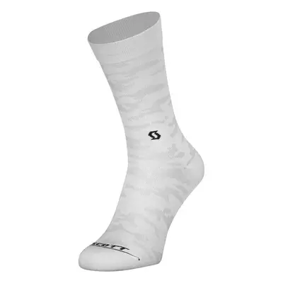 Scott Sock Trail Camo Crew Black-White Běžecké ponožky