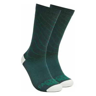 Oakley Factory Pilot MTB Crew Sock Hunter Green Cyklo ponožky