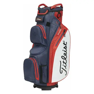 Titleist Cart StaDry Navy/Red/White Cart Bag