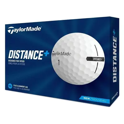 TaylorMade Distance+ White Standard Golfové míčky