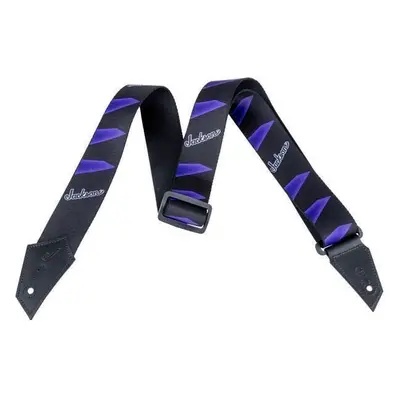 Jackson 299-4323-003 Kytarový pás Headstock Black/Purple