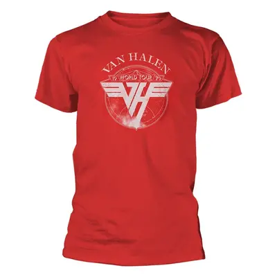 Van Halen Tričko Tour Unisex Red