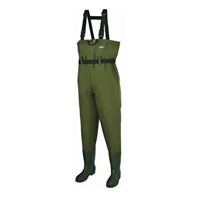 DAM Hydroforce Nylon Taslan Chest Wader Bootfoot Green 42-L Rybářské brodící kalhoty / Prsačky