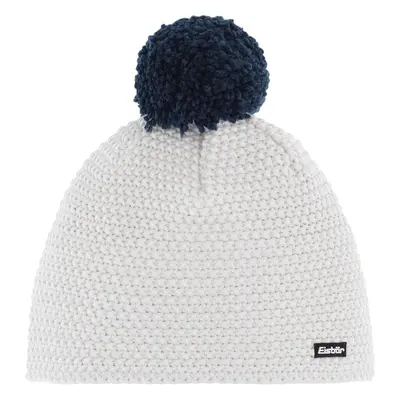 Eisbär Jamie Pompon Beanie White/Dark Cobalt Lyžařská čepice