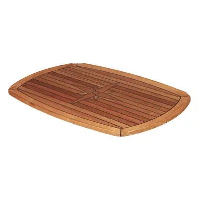 Talamex Teak Tabletop Half Ellips Lodní stolek, Lodní skládací židle