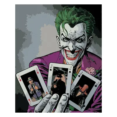 Zuty Malování podle čísel Joker a karty Batman