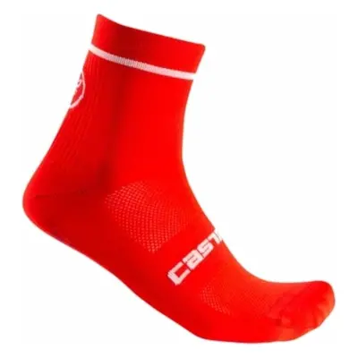 Castelli Entrata Sock Red 2XL Cyklo ponožky