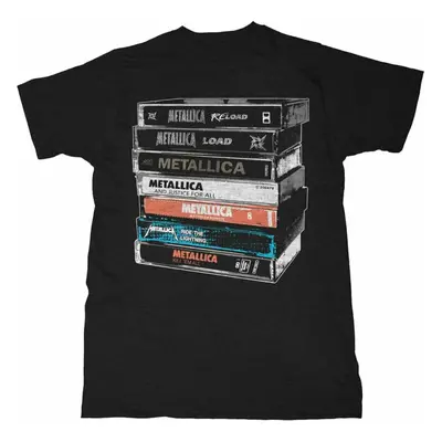 Metallica Tričko Cassette Unisex Black