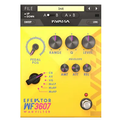 KUASSA Efektor WF3607 Wah Filter (Digitální produkt)