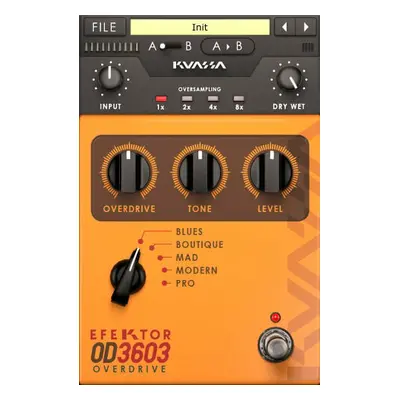 KUASSA Efektor OD3603 Overdrive (Digitální produkt)