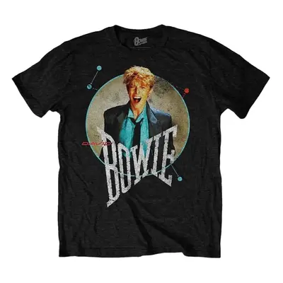 David Bowie Tričko Circle Scream Unisex Black