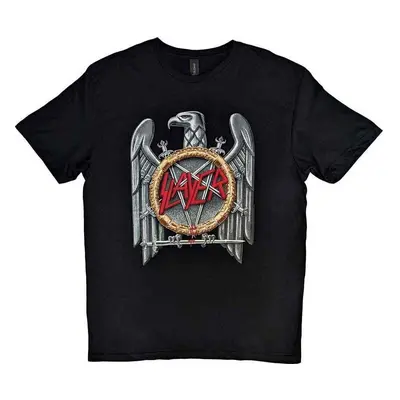 Slayer Tričko Silver Eagle Unisex Black