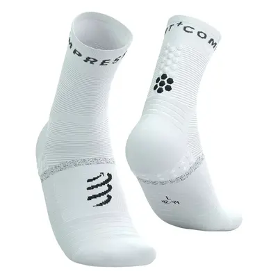 Compressport Pro Marathon V2.0 White/Black Běžecké ponožky