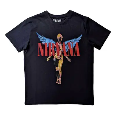 Nirvana Tričko Angelic Unisex Black