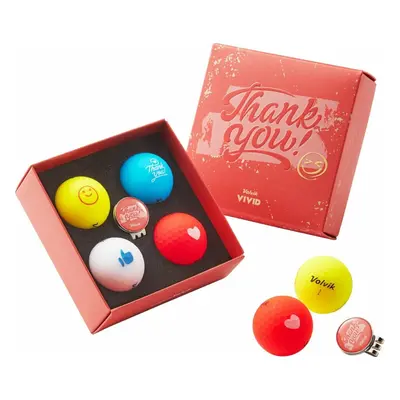 Volvik Vivid Thank You Pack Golf Balls Thank You Golfové míčky