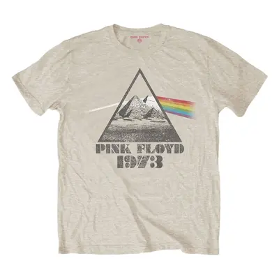 Pink Floyd Tričko Pyramids Unisex Sand