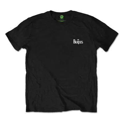 The Beatles Tričko Drop T Logo Unisex Black