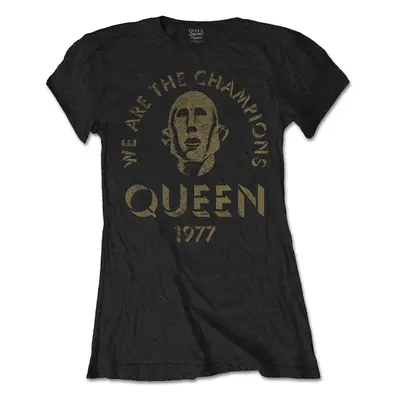 Queen Tričko We Are The Champions Womens Black