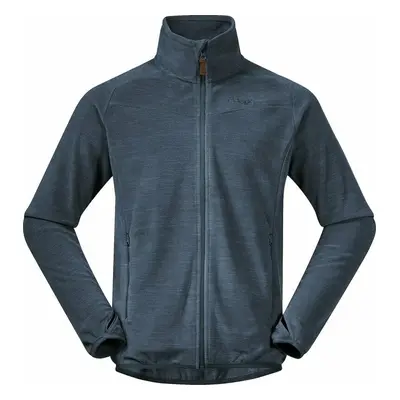 Bergans Hareid Fleece Jacket NoHood Orion Blue Outdoorová mikina