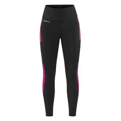 Craft ADV Essence Women's Black/Roxo Běžecké kalhoty / legíny