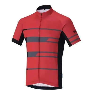 Shimano Team Short Sleeve Jersey Dres Red