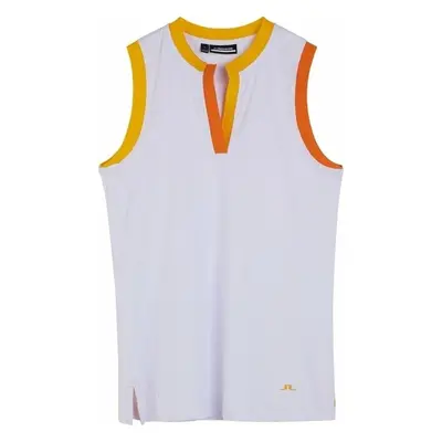 J.Lindeberg Aurora Sleeveless White Polo košile