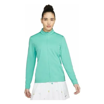 Nike Dri-Fit Full-Zip Teal/White Sweatshirt