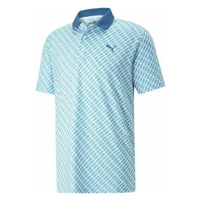 Puma Mattr Pineapples Lake Blue Lake Blue Polo košile