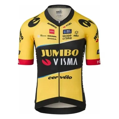 AGU Premium Replica SS Team Jumbo-Visma Men Dres Yellow