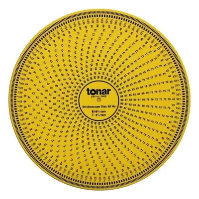 Tonar Acrylic Stroboskopický disk Yellow