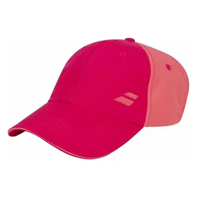 Babolat Basic Logo Cap Red Rose Kšiltovka