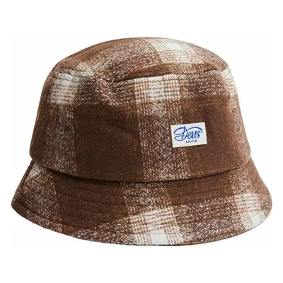 Deus Ex Machina Marcus Bucket Brown Plaid Čepice