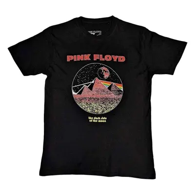 Pink Floyd Tričko Vintage Pyramids Unisex Black