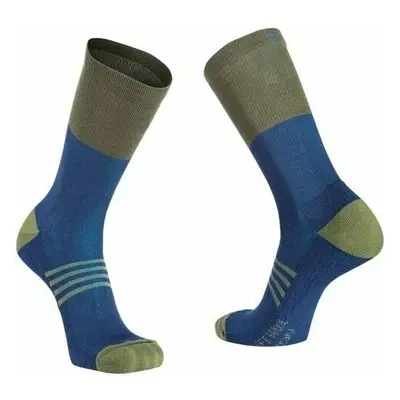 Northwave Extreme Pro High Sock Deep Blue/Forest Green Cyklo ponožky