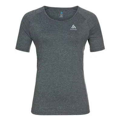 Odlo Female T-shirt s/s crew neck RUN EASY Grey Melange Běžecké tričko s krátkým rukávem