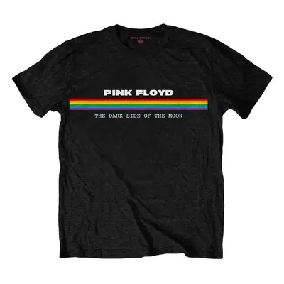 Pink Floyd Tričko Spectrum Stripe Unisex Black