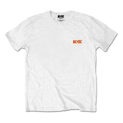 AC/DC Tričko Logo Unisex White