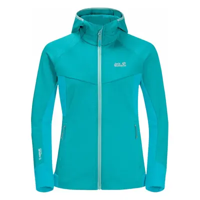 Jack Wolfskin Hydro Grid Fleece W Dark Aqua Outdoorová mikina