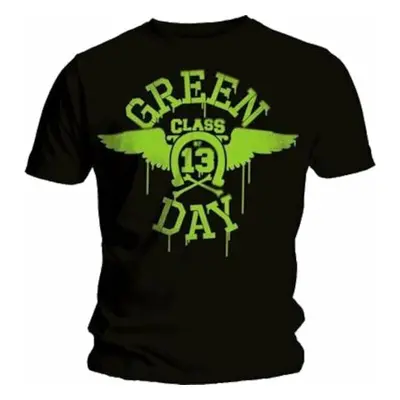 Green Day Tričko Neon Black Unisex Black