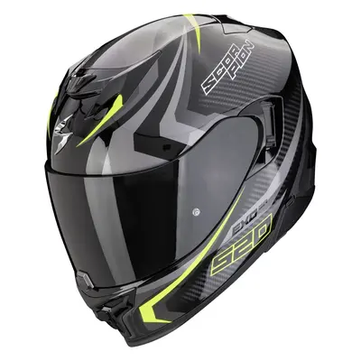 Scorpion EXO EVO AIR TERRA Black/Silver/Neon Yellow Přilba