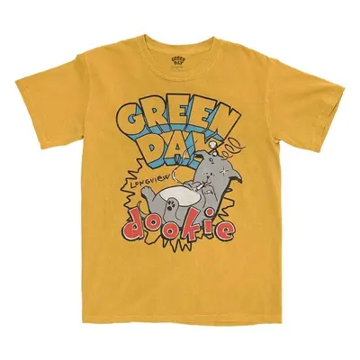 Green Day Tričko Dookie Longview Unisex Orange