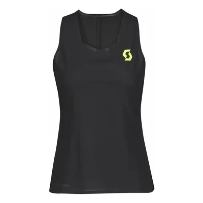 Scott RC Run Kinetech Womens Tank Yellow/Black Běžecké tílko