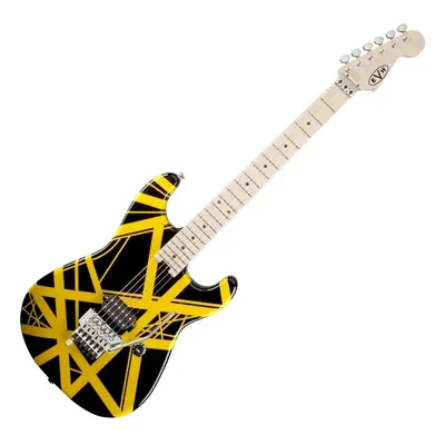 EVH Stripe Series Black with Yellow Stripes Elektrická kytara